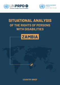 Situational Analysis of the rights of persons with disabilities in Zambia