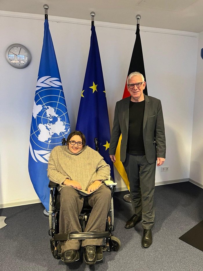 Ola Abualghaib and Jochen Flasbarth
