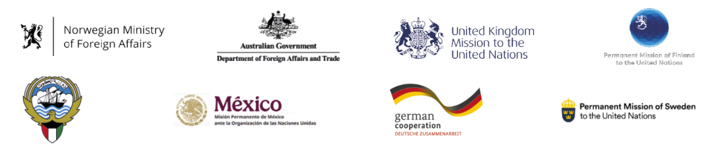 Logos of the 6 co-sponsors of the event