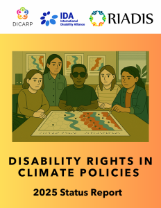Disability in climate policies report cover