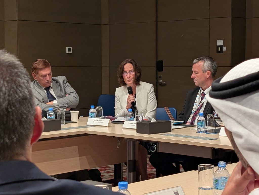 Speakers at the event: From Seville to Doha: Translating Global Commitments into Inclusive Recovery Action