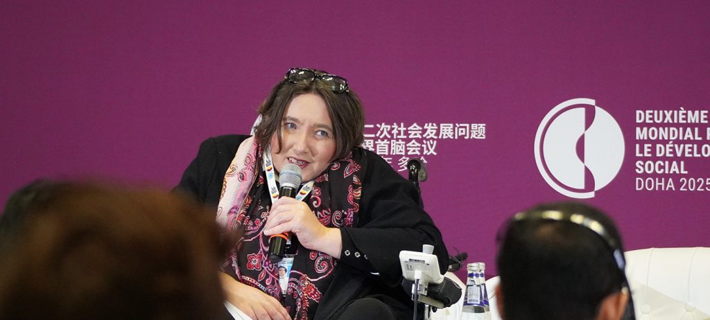 Dr. Abualghaib during her intervention