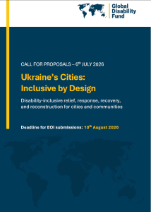 Cover of the document of the call